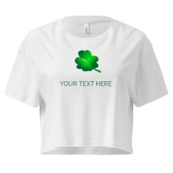 Ladies Festival Cali Crop Top Tee