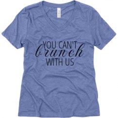 Ladies Relaxed Fit Super Soft Triblend V-Neck Tee