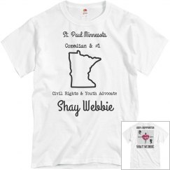 SHAY WEBBIE  supported tee