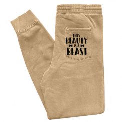 Pigment-Dyed Fleece Pants