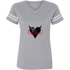 Ladies Relaxed Fit Vintage Sports Tee