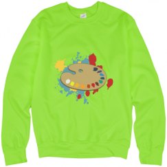 Unisex Neon Crewneck Sweatshirt