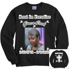 R.I.PARADISE SMACKIN' GMA GRACE CREWNECK BLK 🕊️