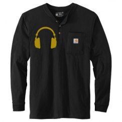 Unisex Carhartt Long Sleeve Henley Tee