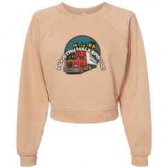 Women's Raglan Pullover Fleece