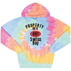 Unisex Tie-Dye Fleece Hoodie