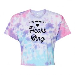 Women's Tie Dye Crop Top Tee