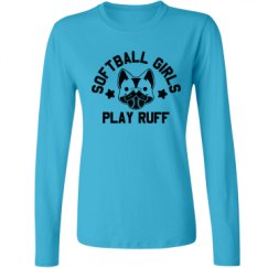 Ladies Relaxed Fit Basic Long Sleeve Tee