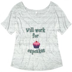 Ladies Flowy Slouchy Tee