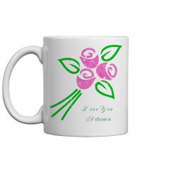 Personalized Tulip Mug