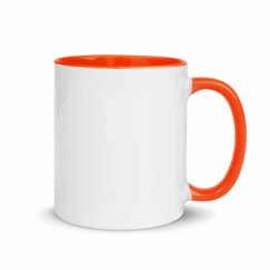 11oz Ceramic Mug with Color Inside