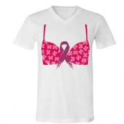 Unisex V-Neck Jersey Tee