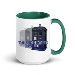 15oz Ceramic Mug with Color Inside