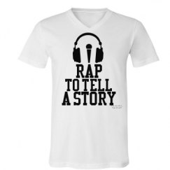 Unisex V-Neck Jersey Tee