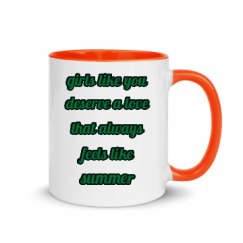 11oz Ceramic Mug with Color Inside