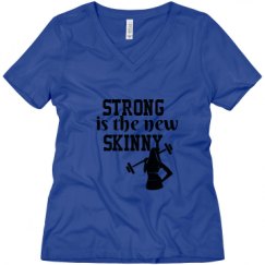 Ladies Relaxed Fit V-Neck Tee