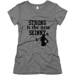 Ladies Slim Fit Super Soft Triblend Tee