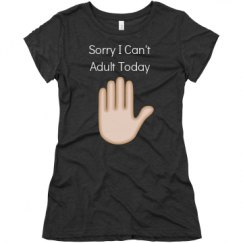 Ladies Slim Fit Super Soft Triblend Tee