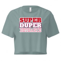 Ladies Festival Cali Crop Top Tee