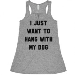 Ladies Flowy Racerback Tank