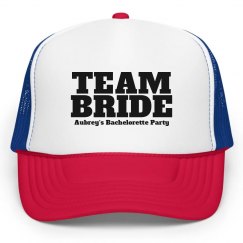 Aubrey's bachelorette cap