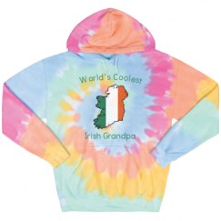Unisex Tie-Dye Fleece Hoodie