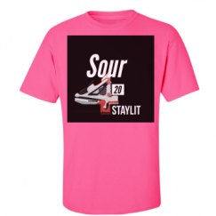 Unisex Ultra Cotton Safety Neon Crewneck Tee