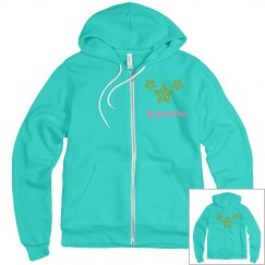 Gold stars hoodie