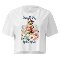 Ladies Festival Cali Crop Top Tee