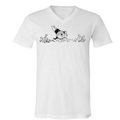 Unisex V-Neck Jersey Tee