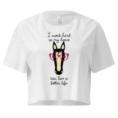 Ladies Festival Cali Crop Top Tee