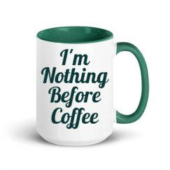 15oz Ceramic Mug with Color Inside