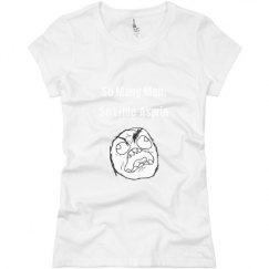 Ladies Slim Fit Basic Promo Jersey Tee