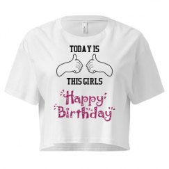 Ladies Festival Cali Crop Top Tee