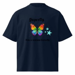 Unisex Organic Oversized High Neck T-Shirt