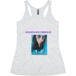 Ladies Slim Fit Super Soft Racerback Triblend Tank