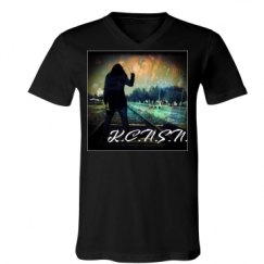 Unisex V-Neck Jersey Tee