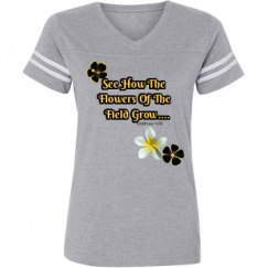 Ladies Relaxed Fit Vintage Sports Tee