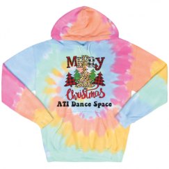 Unisex Tie-Dye Fleece Hoodie