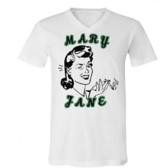 Unisex V-Neck Jersey Tee