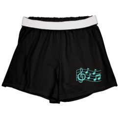 Slim Fit Cheer Shorts
