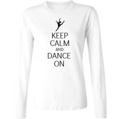 Ladies Relaxed Fit Basic Long Sleeve Tee