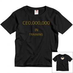 EBIP Boys Teenager CEO in Training T-shirt