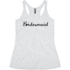 Ladies Slim Fit Super Soft Racerback Triblend Tank