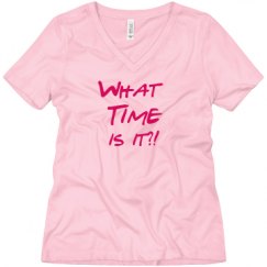 Ladies Relaxed Fit V-Neck Tee