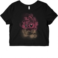 Ladies Slim Fit Crop Top Tee