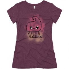 Ladies Slim Fit Super Soft Triblend Tee
