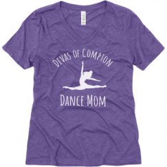 Ladies Relaxed Fit Super Soft Triblend V-Neck Tee