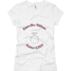 Ladies Slim Fit Basic Promo Jersey Tee