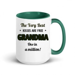 15oz Ceramic Mug with Color Inside